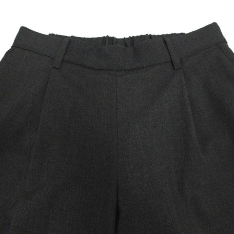 パンツ 新品 ブランベール ブラック スラックス パンツ 黒 36 テーパード S