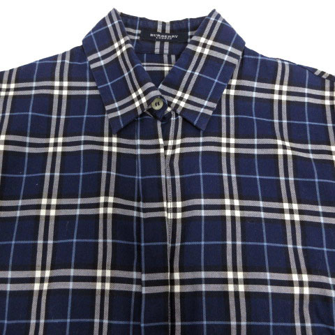 バーバリー ロンドン BURBERRY LONDON シャツ 半袖 ストレッチ  