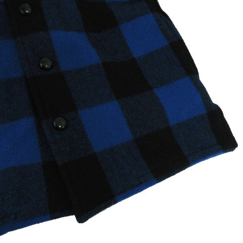 未使用品 マーブルズ Marbles 9STARS BUFFALO CHECK CPO JACKET