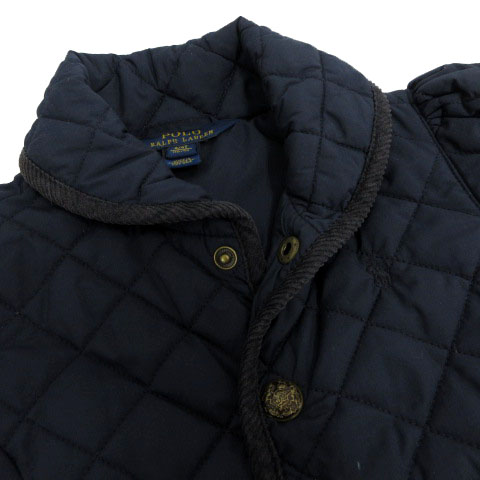 RALPH LAUREN ラルフローレン　中綿ブルゾン　ジャケット　黒　11号 中古・古着通販】POLO RALPH LAUREN (ポロ・ラルフローレン