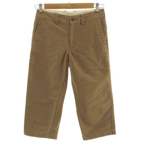 MHL.　マーガレットハウエル 2025SS 綿 パンツ　トラウザーズ　茶　Ｌ SUMMER WOOL TROUSERS | MARGARET HOWELL（マーガレット