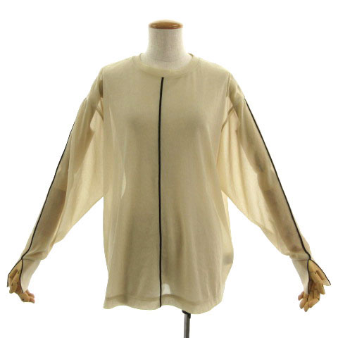 クラネ CLANE ラインシアーロングスリーブトップス LINE SHEER L/S 