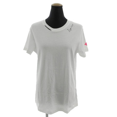 リプレイ REPLAY Tシャツ 半袖 ダメージ加工 ロゴプリント