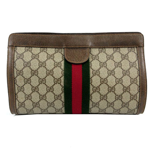 GUCCI グッチ クラッチバッグ セカンドバッグ GGキャンバス シェリー 茶 GUCCI グッチ クラッチバッグ セカンドバッグ GGキャンバス