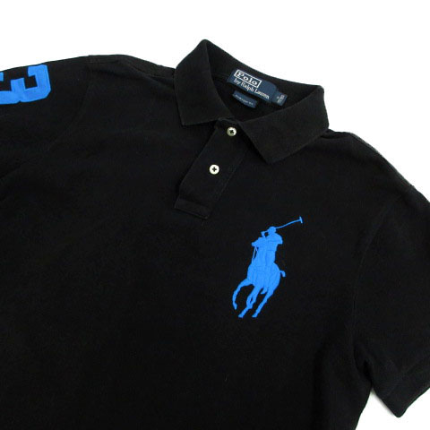 Ralph Lauren ポロシャツ CHICAGO XXL 黒 未使用品 ポロ ラルフローレン POLO RALPH LAUREN ポロシャツ