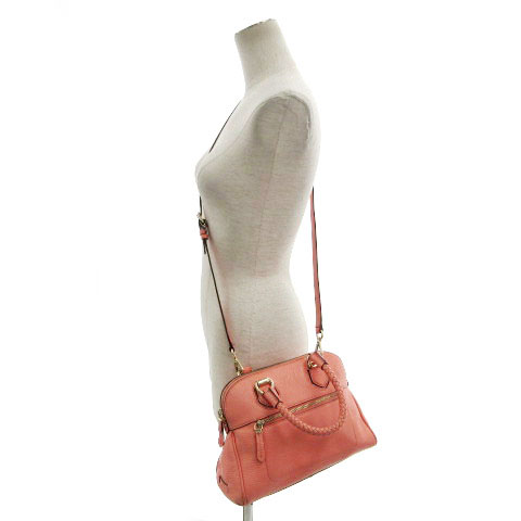 コールハーン COLE HAAN ハンドバッグ ショルダー 鞄 レザー 型押し  