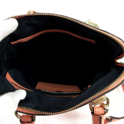 コールハーン COLE HAAN ハンドバッグ ショルダー 鞄 レザー 型押し  