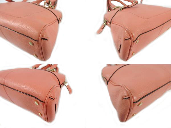 コールハーン COLE HAAN ハンドバッグ ショルダー 鞄 レザー 型押し  