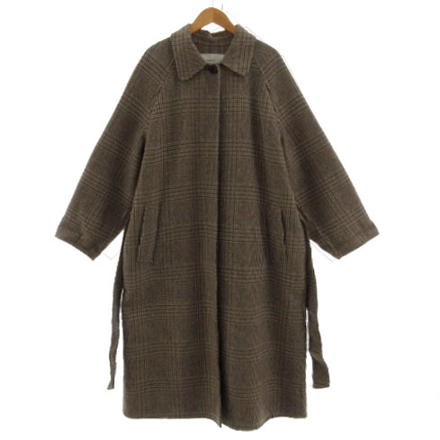 トゥデイフル TODAYFUL ステンカラーチェックコート 12120005 リボン  