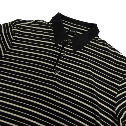 HUGO BOSS ヒューゴボス 半袖 ボーダー ポロシャツ XL ヒューゴボス HUGO BOSS ポロシャツ ニット 半袖 コットン