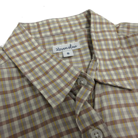 steven alan チェック柄 長袖シャツ steven alan チェック柄 長袖シャツ