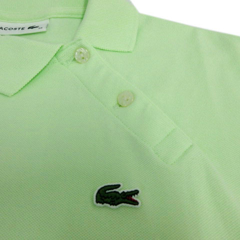美品　LACOSTE イレギュラープラケットポロシャツ ラコステ LACOSTE イレギュラープラケットポロシャツ （ライト