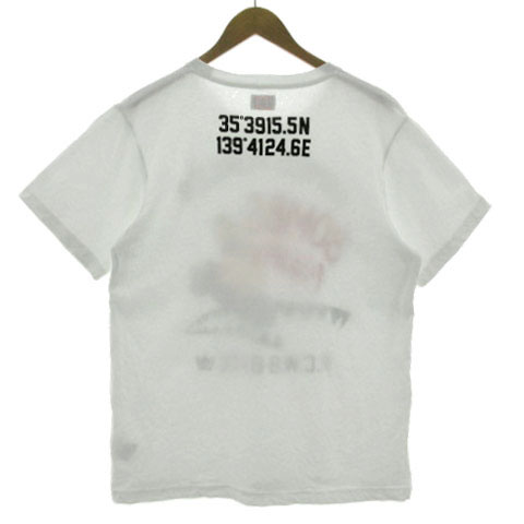 ロデオクラウンズ ユニセックス バックプリント刺繍Ｔシャツ ホワイト ロデオクラウンズ ユニセックス バックプリント刺繍Tシャツ