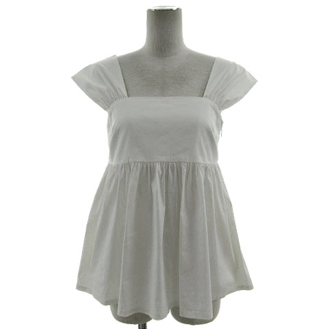 DOUBLE STANDARD CLOTHING - ダブルスタンダード　ノースリーブブラウス★新品 バックリボンノースリーブブラウス（WEB限定）（シャツ/ブラウス