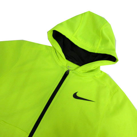 ナイキ】NIKE THERMA-FIT パーカー M 黄緑 90s 00s - メルカリ