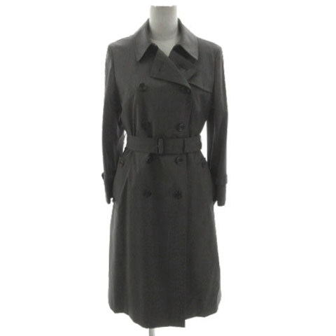 Aquascutum ナイロントレンチコート中綿ライナーフードベルトL