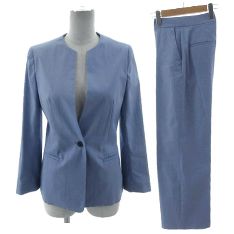 アイシービー iCB スーツ ジャケット ノーカラー シングル 1B パンツ