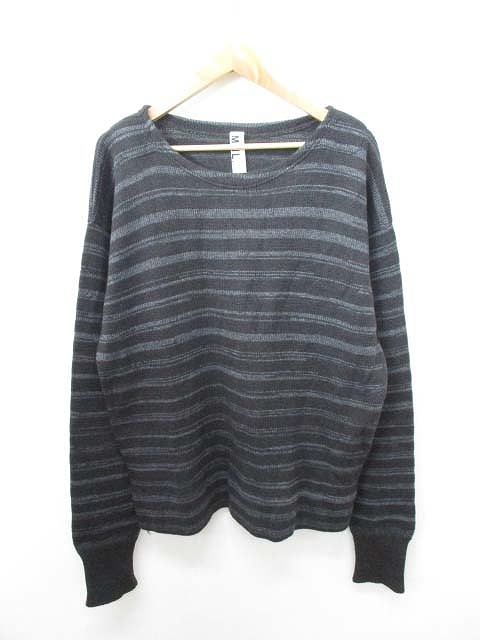 MHL（マーガレットハウエル） メンズ ニット グレー L WINTER COTTON