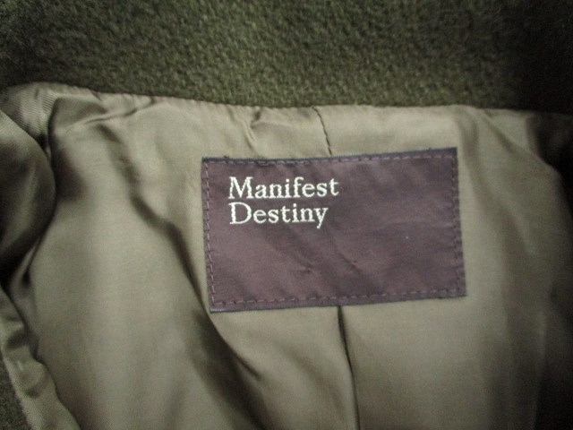 マニフェストデスティニー Manifest Destiny Pコート ピーコート 