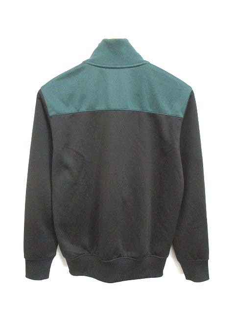 ユニクロ Uniqlo ジャージ トラックジャケット フルジップ M 緑 黒 白 メンズ 37 メンズ 159 ベクトルパーク