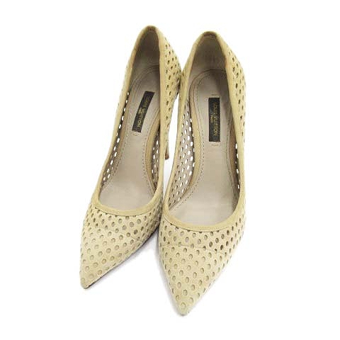 ルイヴィトン LOUIS VUITTON パンチング スエード パンプス ポイン  