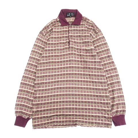 ダンヒル Dunhill 総柄 長袖 ポロシャツ カットソー M パープル ベージュ グリーン メンズ 12 メンズ 159 ベクトルパーク ダンヒル Dunhill 総柄 長袖 ポロシャツ カットソー M パープル ベージュ グリーン メンズ 12 メンズ 159 ベクトルパーク