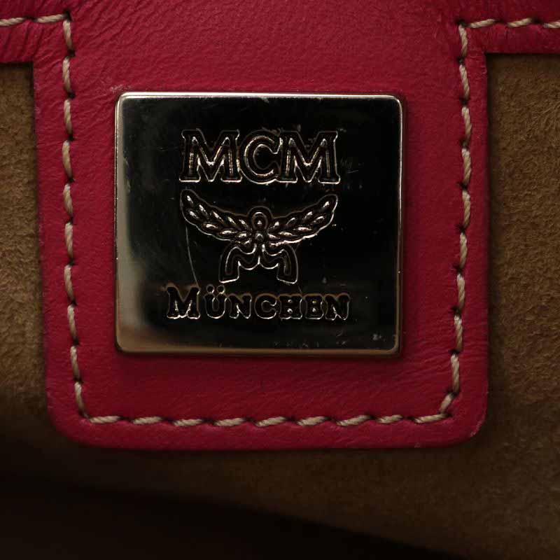 MCM ロゴ　ブラウス　レッド　赤 MCM ロゴブラウスレッド赤