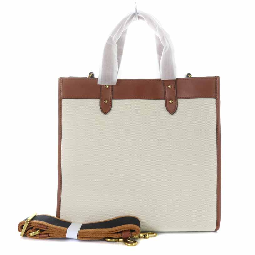未使用品 コーチ COACH フィールド トート ウィズ ガーデン エンブロイ 