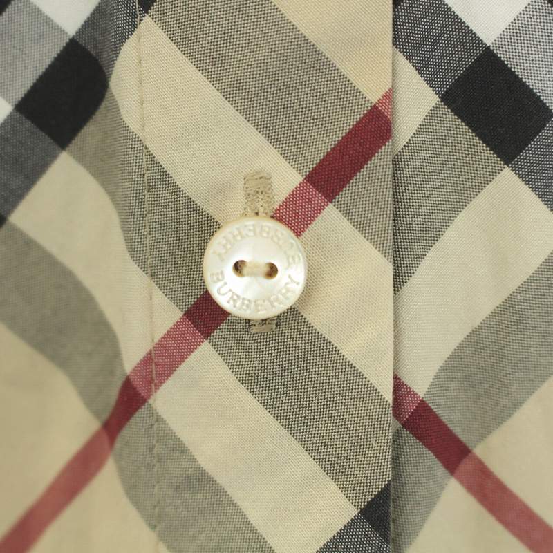バーバリー ロンドン BURBERRY LONDON ノバチェック シャツ 七分袖 