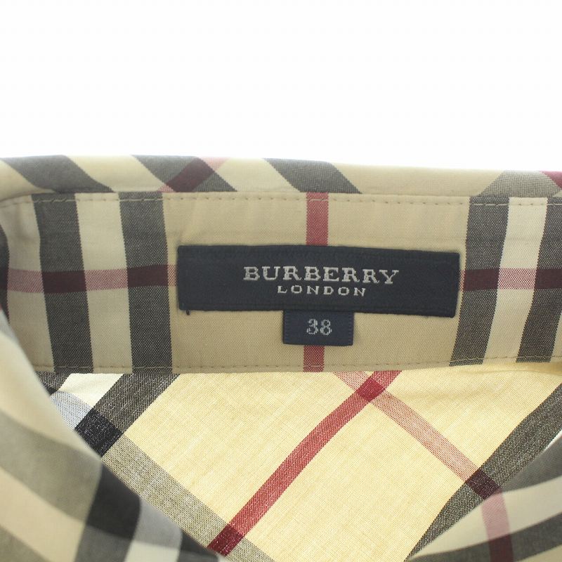 バーバリー ロンドン BURBERRY LONDON ノバチェック シャツ 七分袖 