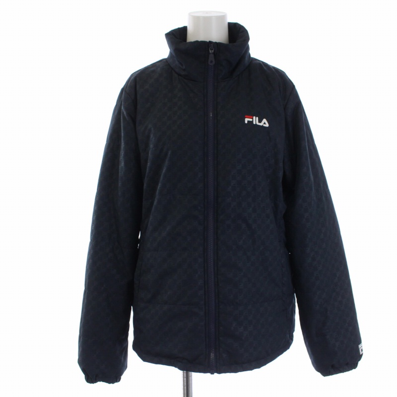 FILA フィラ ゴルフ 中綿ジップジャケット パンツ 上下 セットアップ 美品 フィラ FILA GOLF セットアップ 上下 中綿ジャケット ブルゾン ジップ