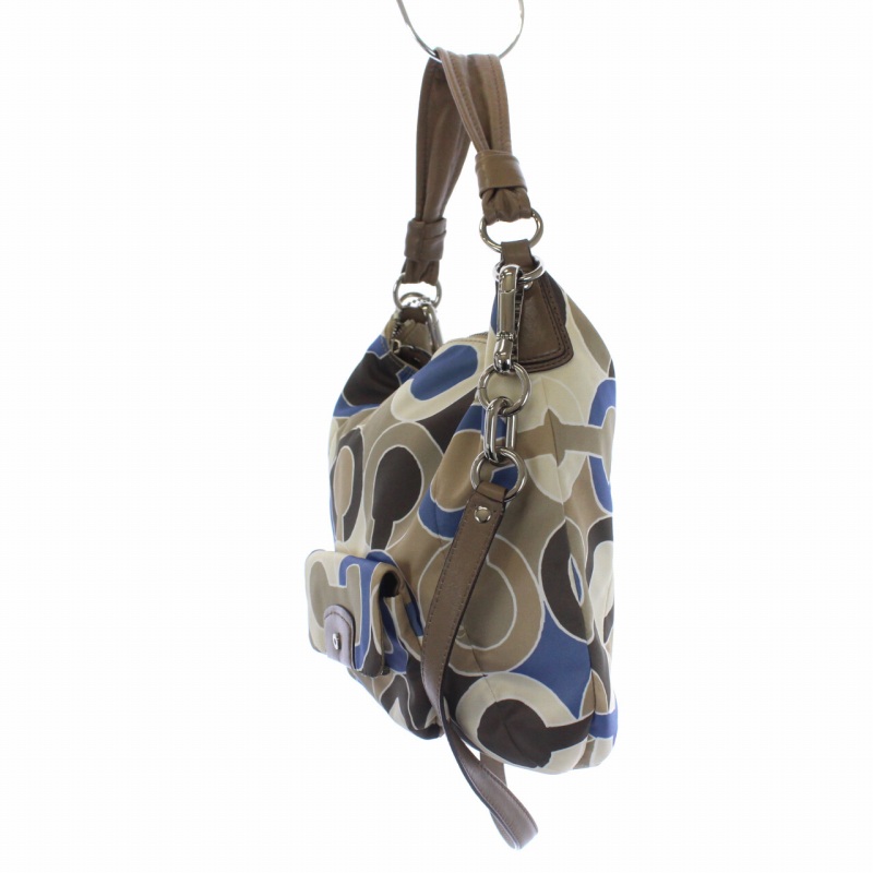 コーチ COACH オプアート ホーボー ショルダーバッグ トートバッグ  