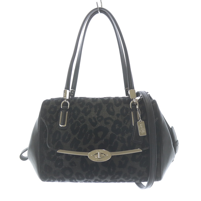 コーチ COACH ハンドバッグ ショルダーバッグ 2way レオパード ヒョウ 