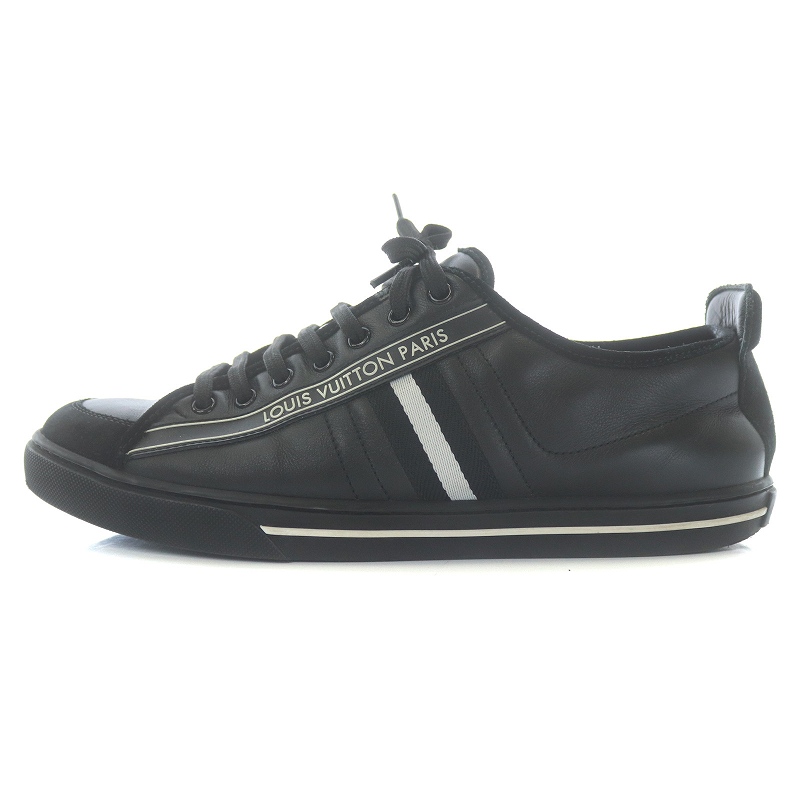 ルイヴィトン LOUIS VUITTON スニーカー シューズ ローカット ロゴ 7.5 