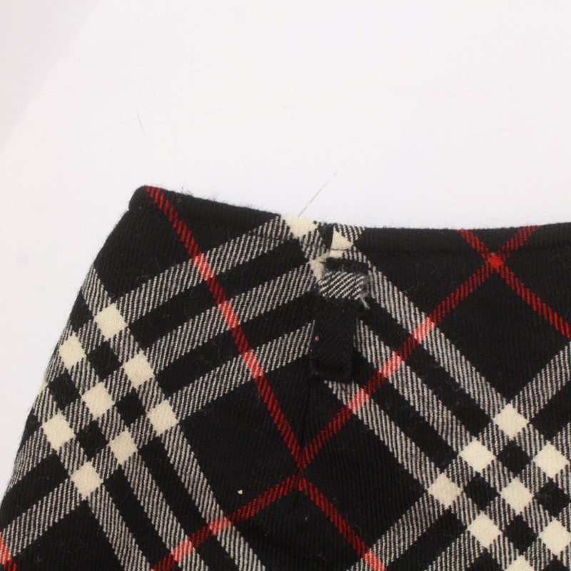 Burberry London バーバリー 黒 40 ウールツイードメガチェック Burberry London バーバリー 黒 40 ウールツイードメガチェック
