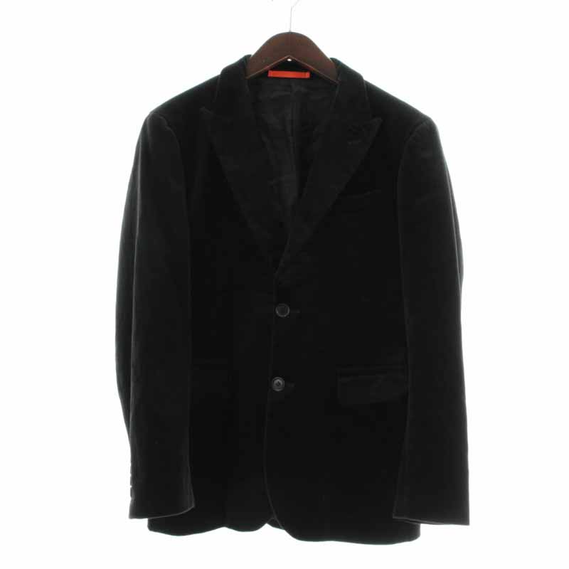 ポールスミス PAUL SMITH テーラードジャケット ベロア M 黒