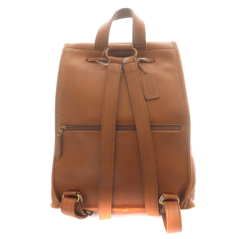 コーチ COACH オールドコーチ リュックサック デイパック 巾着 レザー  