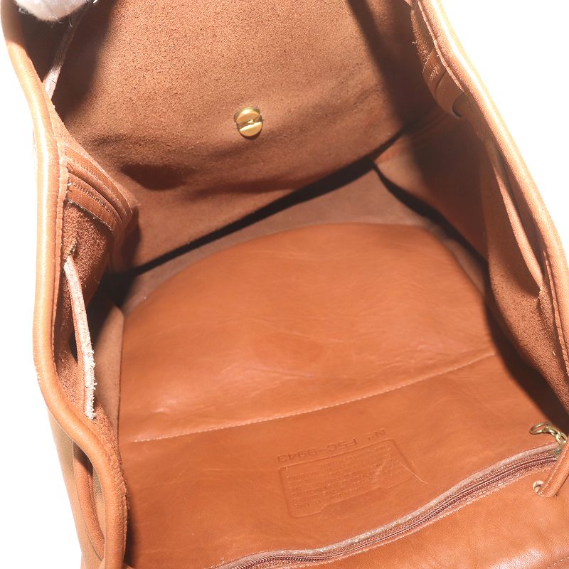 コーチ COACH オールドコーチ リュックサック デイパック 巾着 レザー  