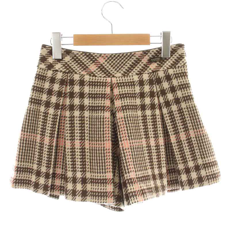 バーバリーブルーレーベル BURBERRY BLUE LABEL キュロット ショート 