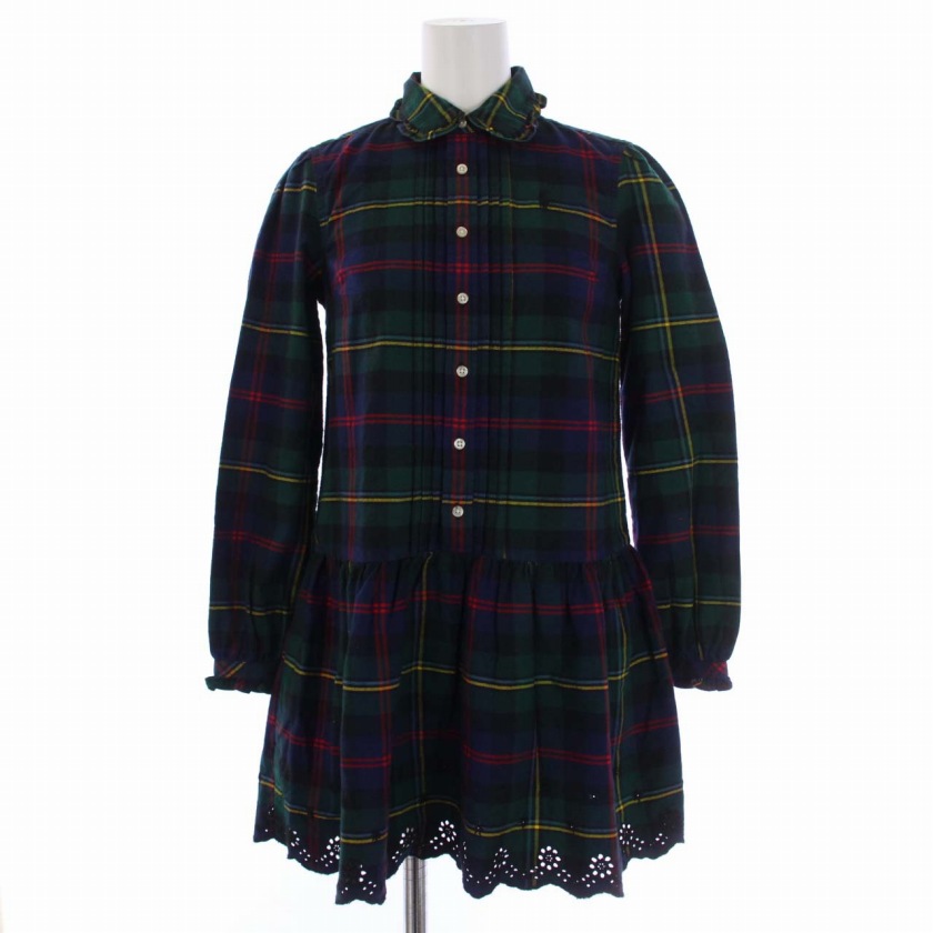 ポロ ラルフローレン POLO RALPH LAUREN シャツ ワンピース 長袖 ひざ 