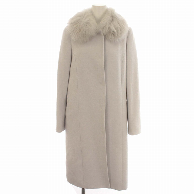 デビュー ド フィオレ Debut de Fiore コート フォックスファー ウール  