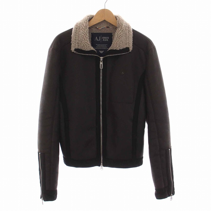 アルマーニ ジーンズ ARMANI JEANS フェイクムートン ジャケット 