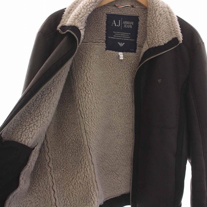アルマーニ ジーンズ ARMANI JEANS フェイクムートン ジャケット 