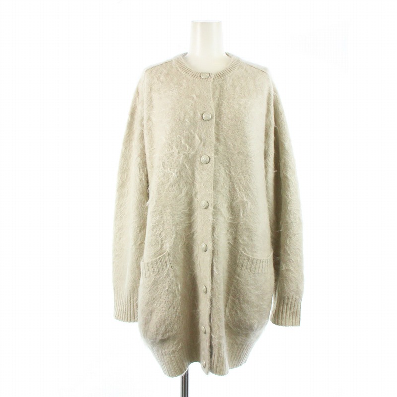 ドゥロワー Drawer 20AW 7Gカシミヤファーロングカーディガン ニット  