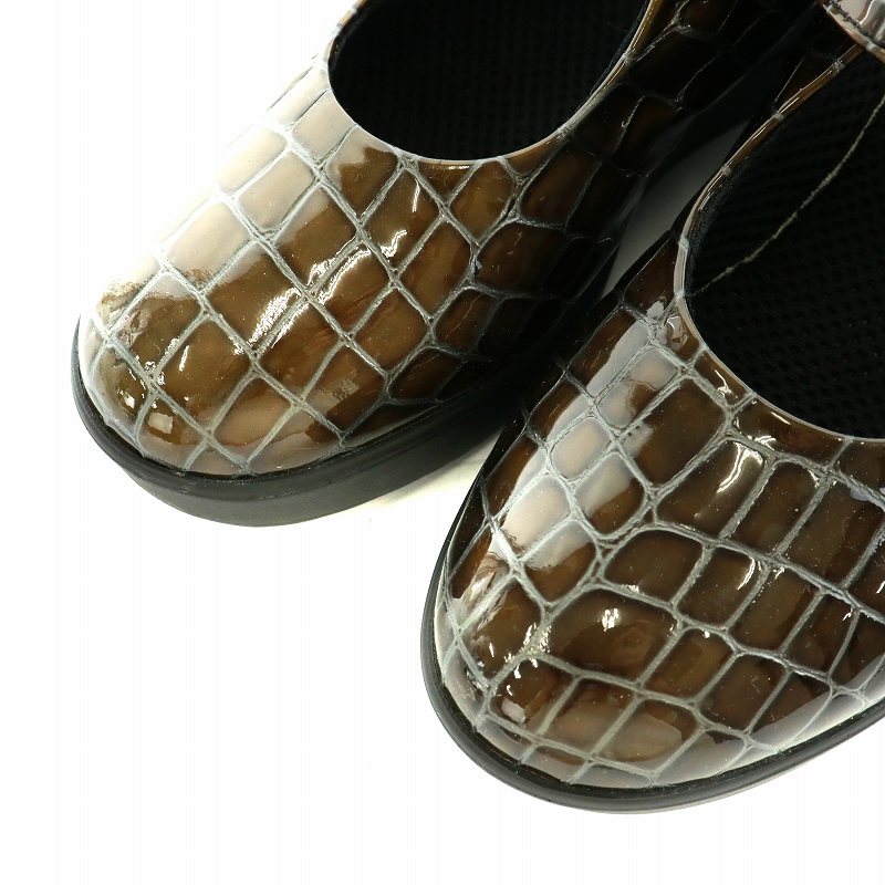 ルコ ライン RUCO LINE スニーカー シューズ ウェッジソール エナメル  