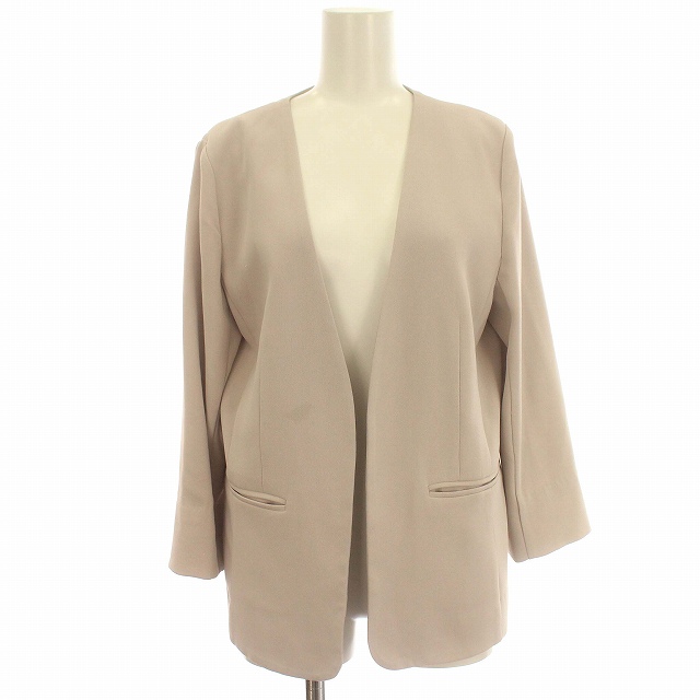 新品 Apuweiser-riche ノーカラージャケット