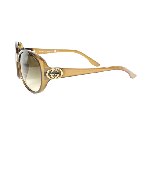 グッチ GUCCI サングラス GGマーク 59□14 120 茶 ブラウン GG3174  