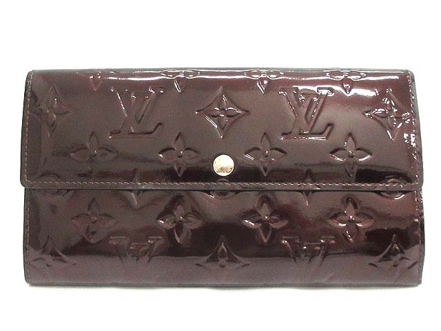 ルイヴィトン LOUIS VUITTON 財布 長財布 モノグラム ヴェルニ  
