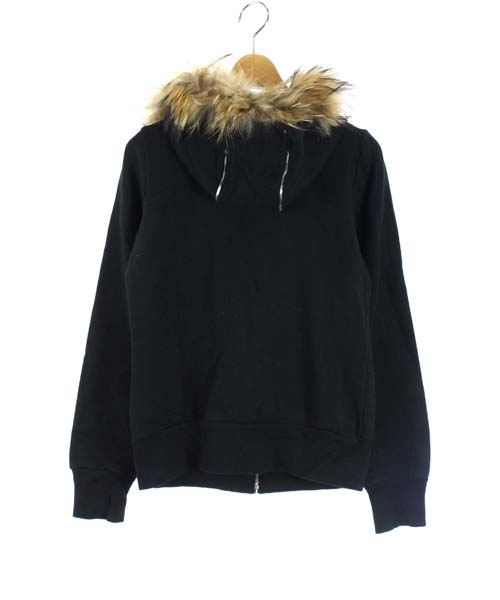 BURBERRY　BLUE LABEL　ブラックフルジップパーカー バーバリーブルーレーベル BURBERRY BLUE LABEL パーカー ジップ