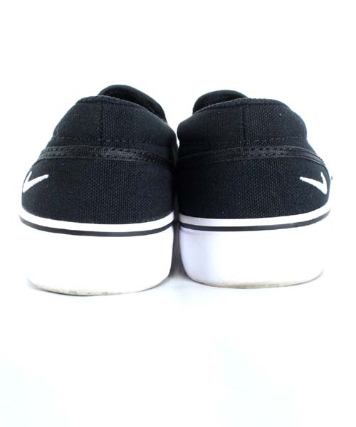 ナイキ NIKE スリッポン シューズ キャンバス 23.5 黒 ブラック